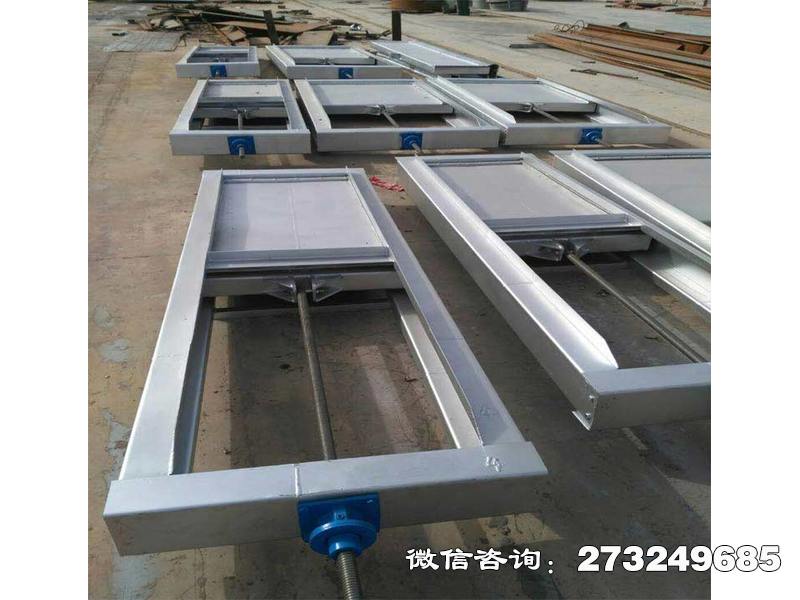 义乌污水处理不锈钢闸门