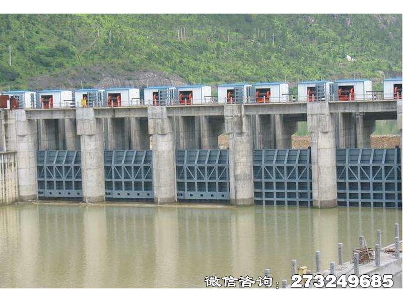 义乌拦水大坝闸门